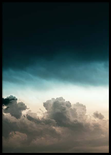 Sunset Storm Poster in the group Prints / Nature at Desenio AB (10084)