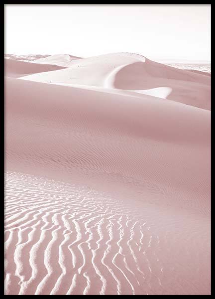 Pink Desert Poster in the group Prints / Nature at Desenio AB (10261)