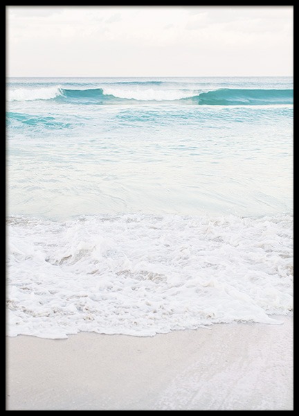 Dreamy Pastel Beach No1 Poster in the group Prints / Nature / Tropical at Desenio AB (10630)