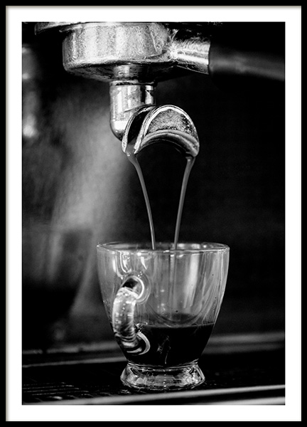 Espresso Poster in the group Prints / Black & white at Desenio AB (10824)