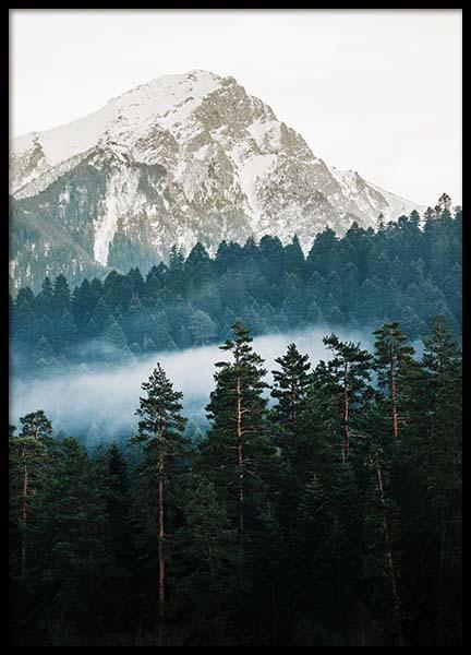Mountain and Forest Poster in the group Prints / Nature at Desenio AB (11634)