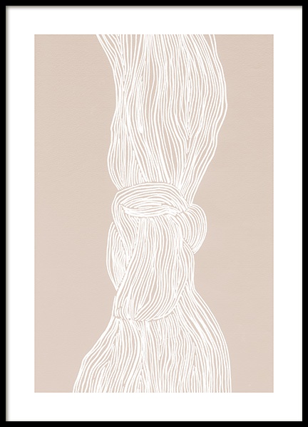 White Flow Poster in the group Prints / Art prints at Desenio AB (12509)