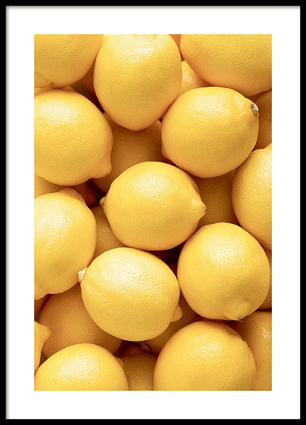 Lemons Poster in the group Prints / Kitchen at Desenio AB (12865)