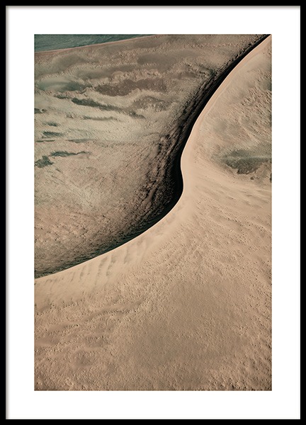 Abstract Sand Dune Poster in the group Prints / Nature at Desenio AB (13161)