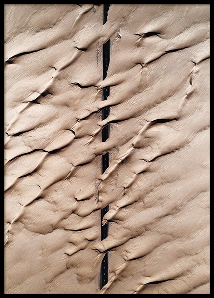Hidden Road Poster in the group Prints / Nature / Deserts at Desenio AB (13413)