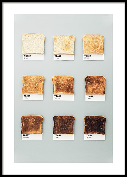 Toasts Poster in the group Prints / Kitchen at Desenio AB (13532)
