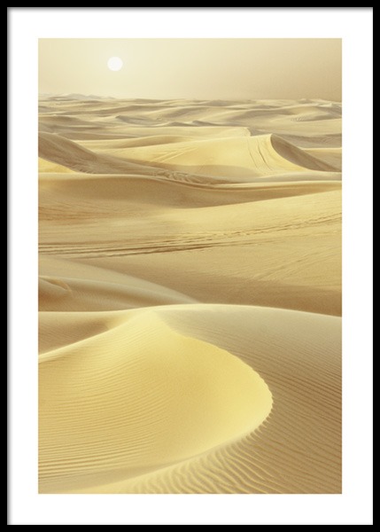 Yellow Desert Poster in the group Prints / Nature at Desenio AB (14653)