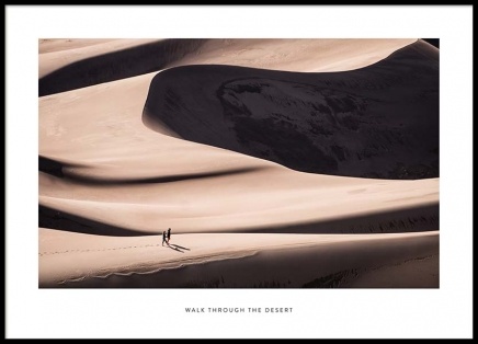 Walk Through The Desert Poster in the group Prints / Nature at Desenio AB (2024)