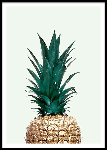 Green Pineapple, Poster in the group Prints / Art prints at Desenio AB (8210)