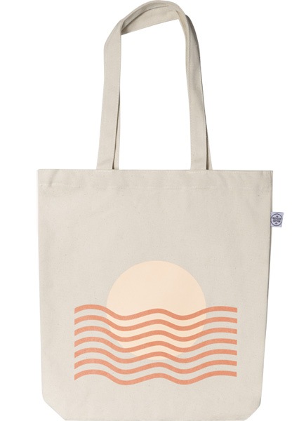 Sunset Waves Tote Bag