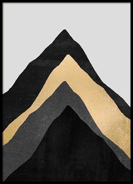 Four Mountains Poster in the group Prints / Art prints at Desenio AB (pre0022)