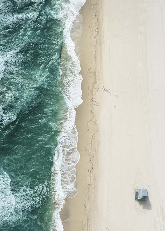 South Beach Aerial Poster