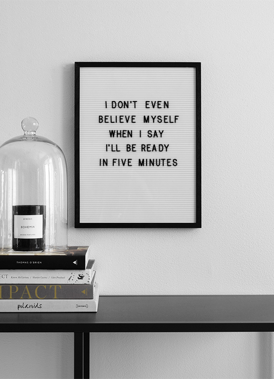 Five Minutes Poster / Humour at Desenio AB (10357)