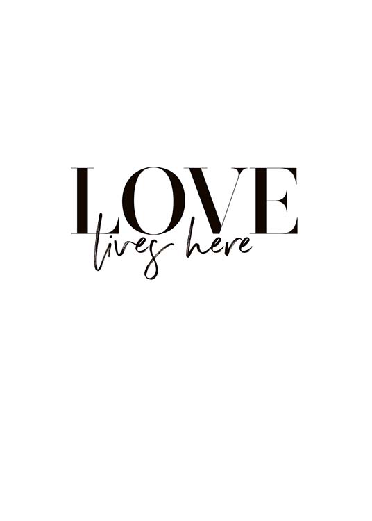Love Lives Here Poster