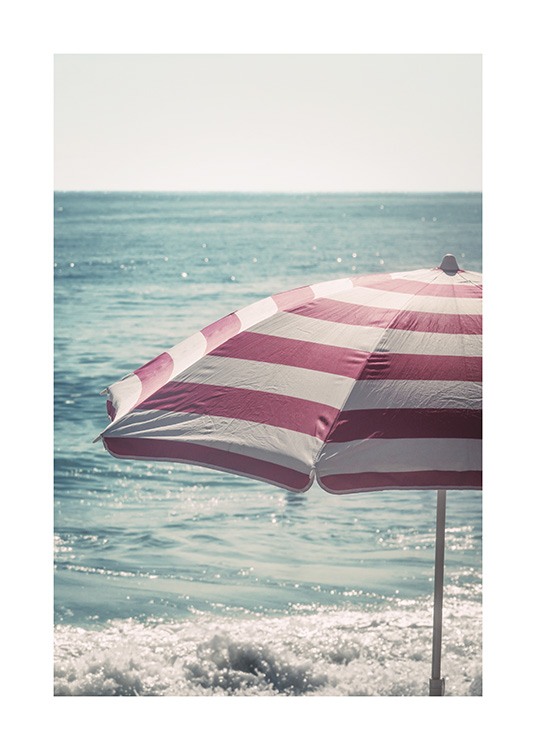 Beach Umbrella Poster