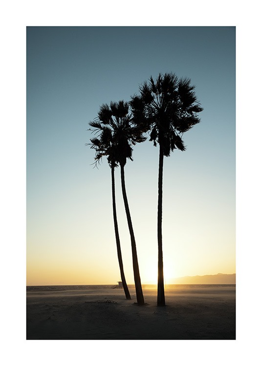 Los Angeles Sunset Poster / Tropical at Desenio AB (10786)