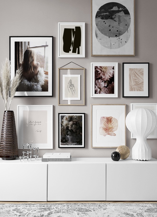 Texture Line Hands Poster / Art prints at Desenio AB (11429)