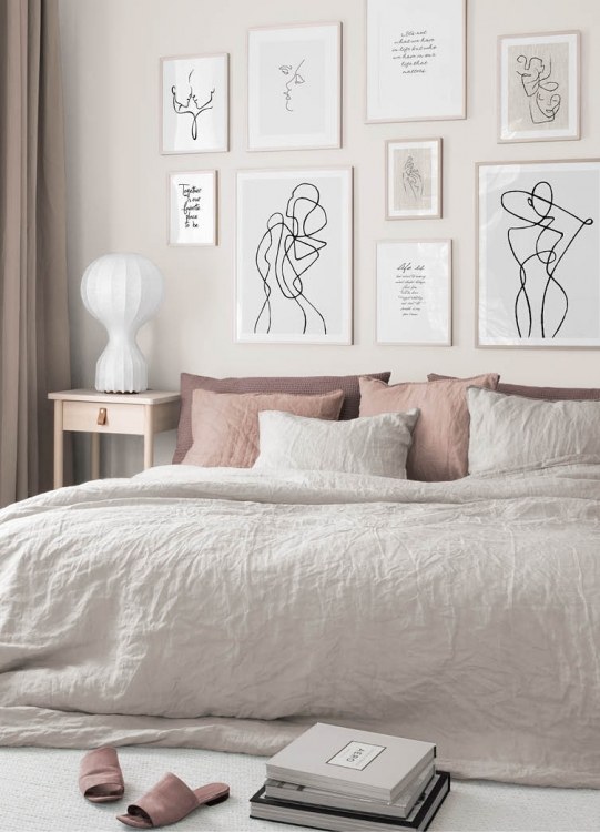 Texture Line Hands Poster / Art prints at Desenio AB (11429)