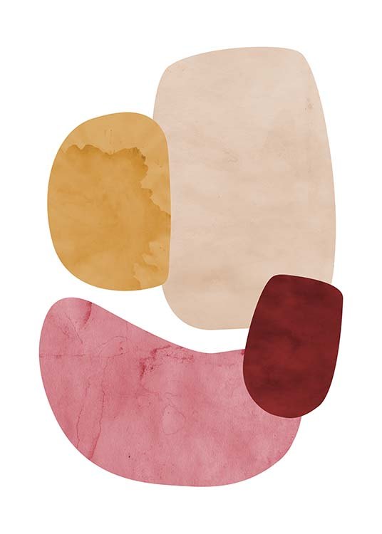 Color Shapes No2 Poster