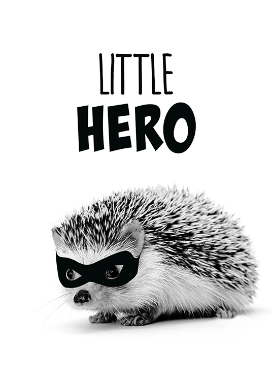 Little Hero Poster / Kids posters at Desenio AB (11907)