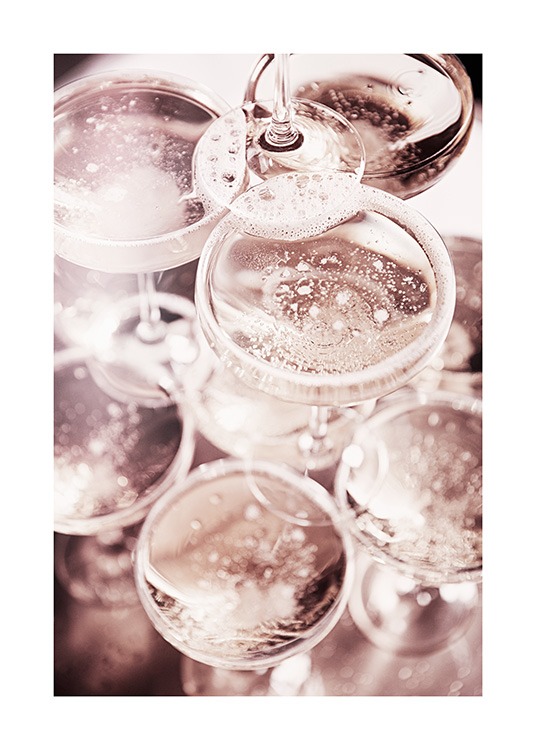 Champagne Blush Poster / Kitchen at Desenio AB (11919)