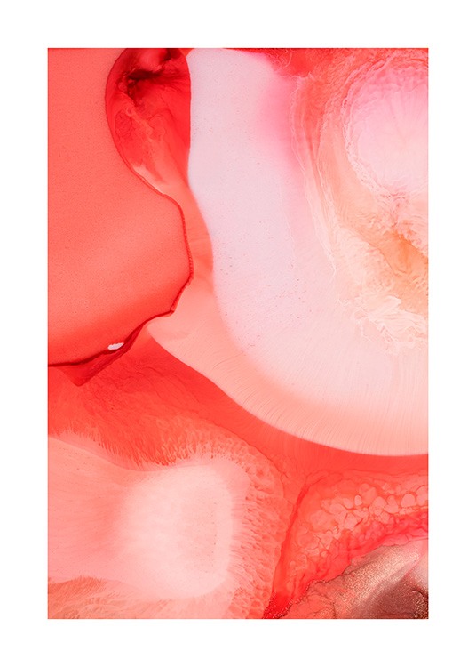 Abstract Inks No3 Poster