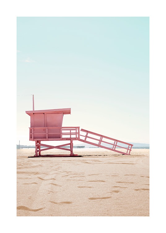 Lifeguard Hut Poster