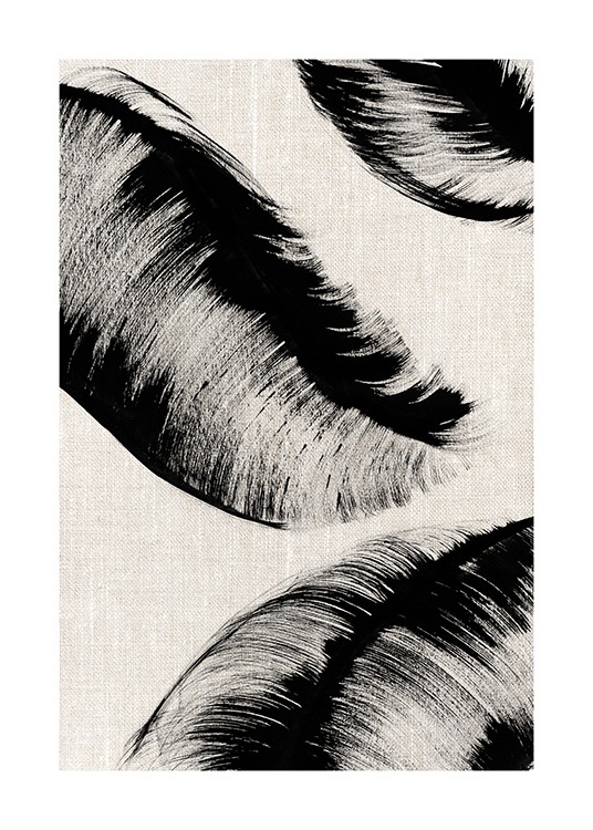 Ink Leaves No2 Poster / Art prints at Desenio AB (12809)
