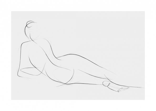 Sketch Lines No3 Poster