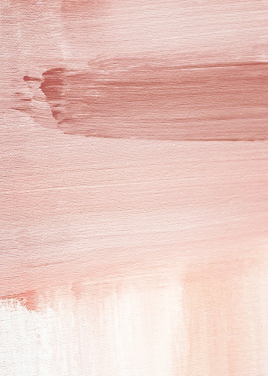 Abstract Painting Pink No1 Poster