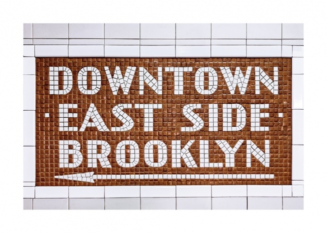 Downtown East Side Sign Poster