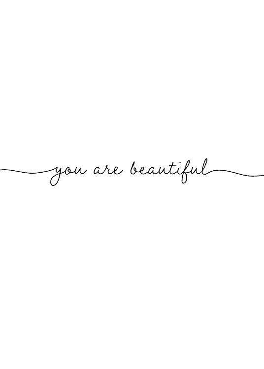 You Are Beautiful Poster