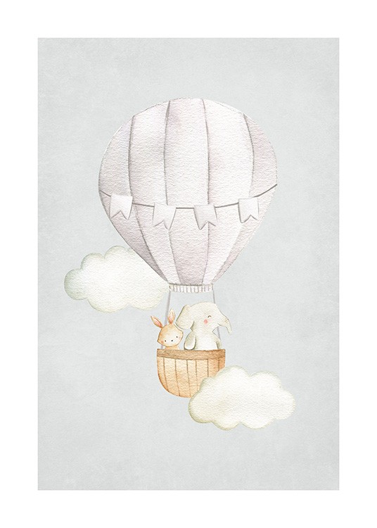 Hot Air Balloon No1 Poster