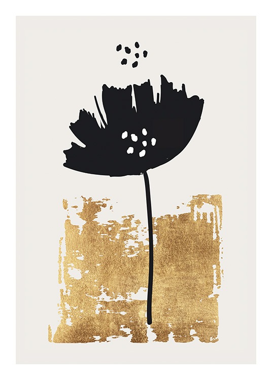 Black Poppy Poster