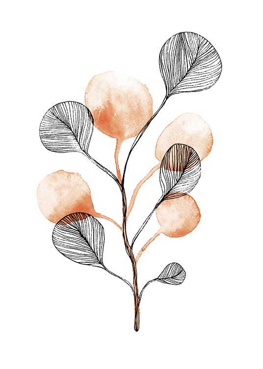 Autumn Leaf No2 Poster