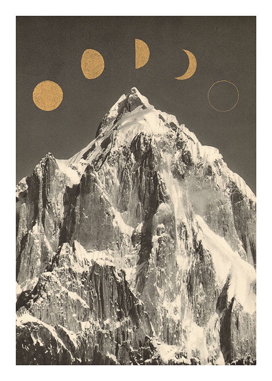 Moon Phases Poster