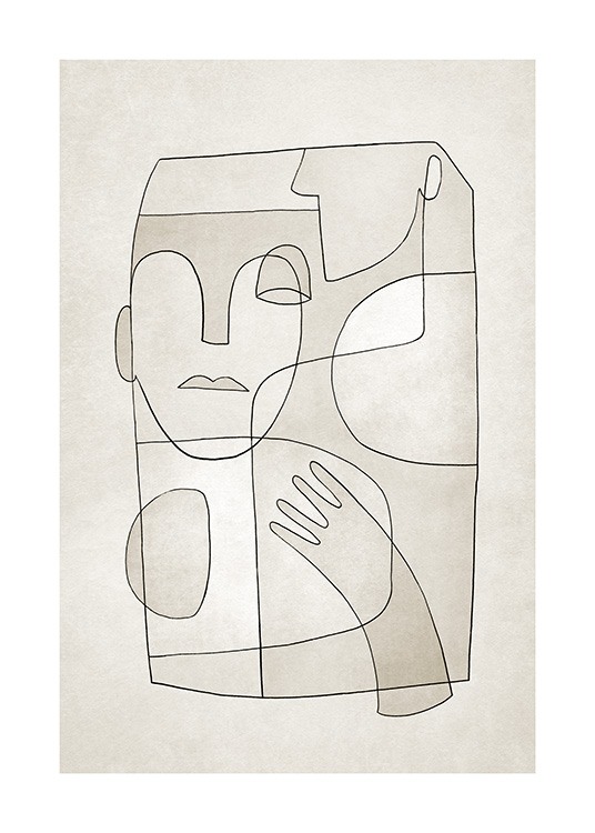 Graphic Sketch No1 Poster