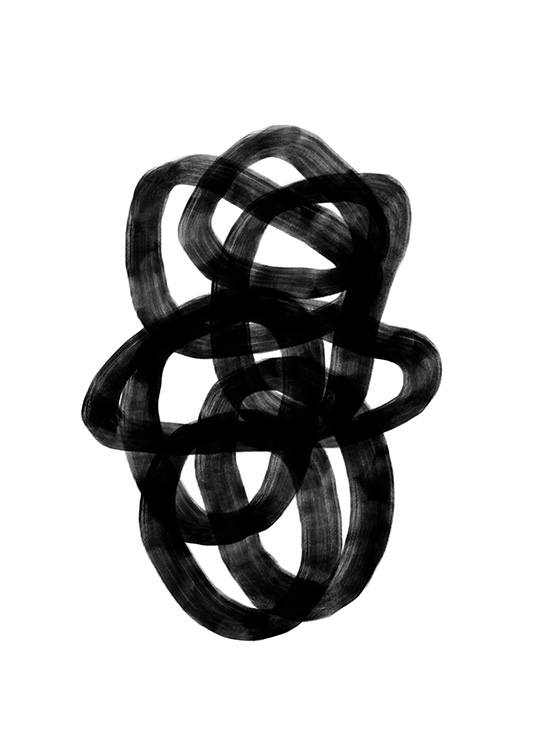 Drawing Circles No2 Poster