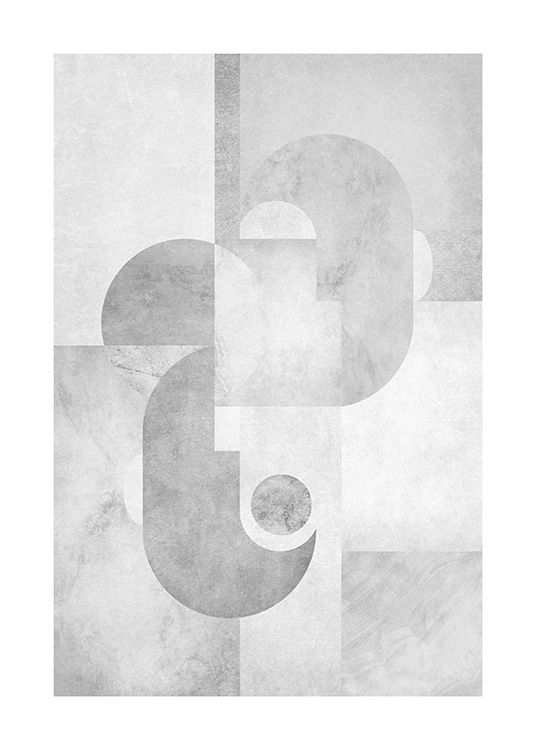 Grey Graphics No1 Poster