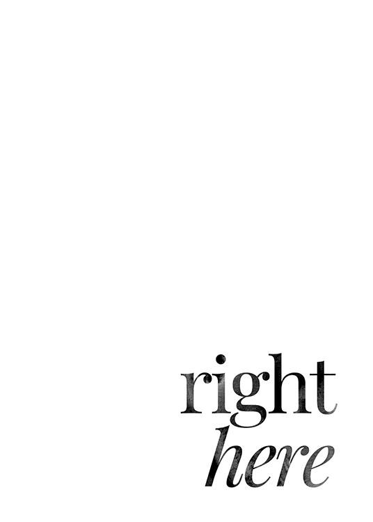 Right Here Poster