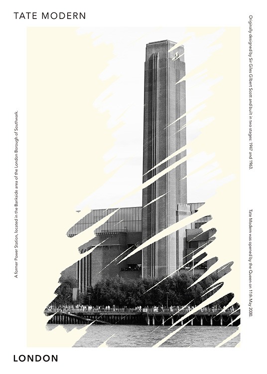 Tate Modern London Poster