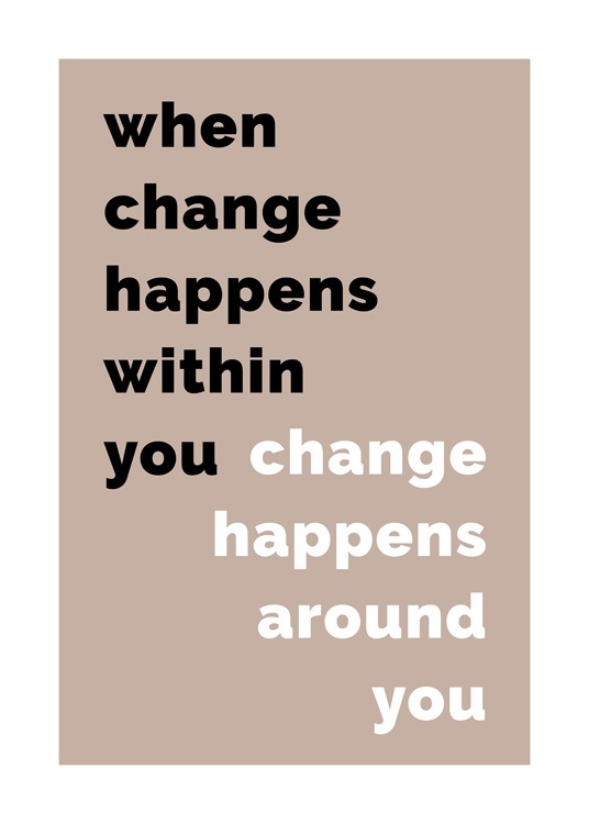 When Change Happens Poster