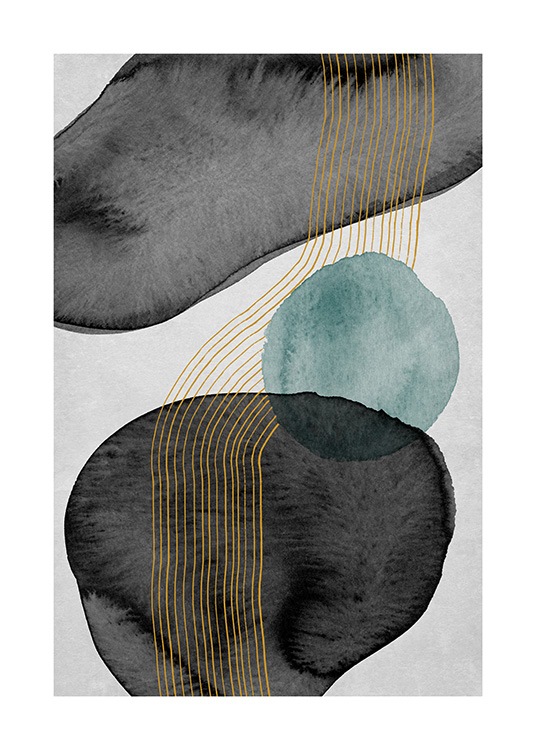 Ash and Moss No4 Poster