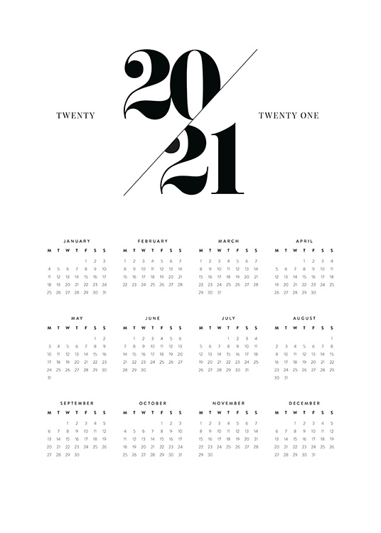 Calendar 2021 Poster
