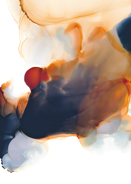 Abstract Color Flow No2 Poster