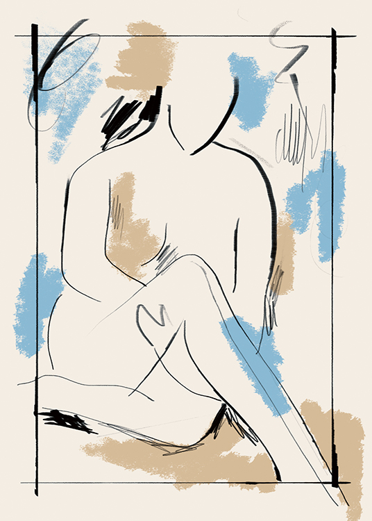 Life Drawing No2 Poster