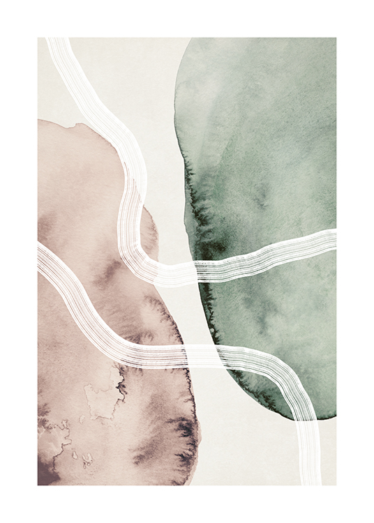 Soft Watercolor No2 Poster