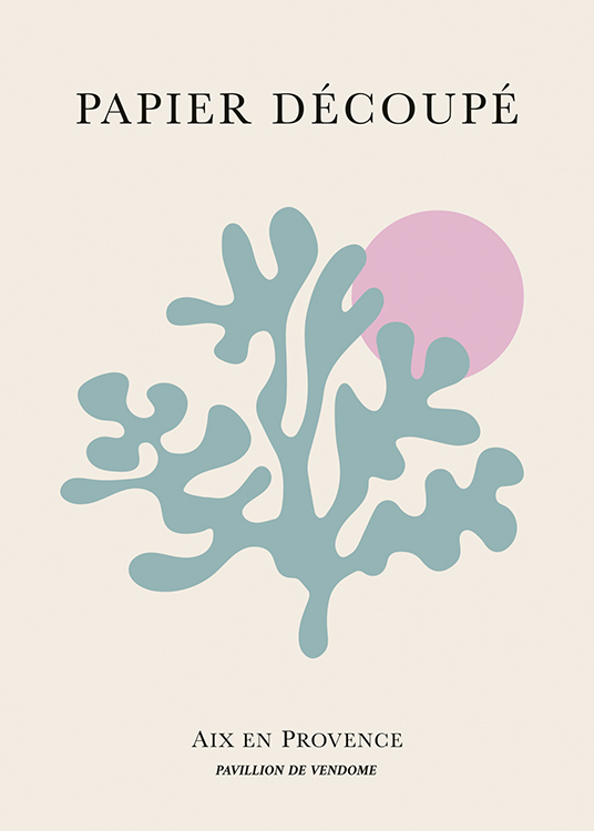 Papier Decoupe No2 Poster