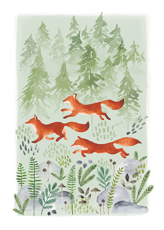 Leash Of Foxes Poster