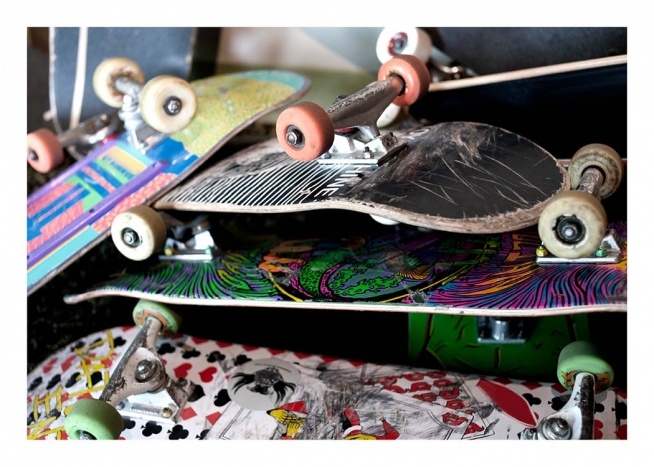 Skateboards Poster